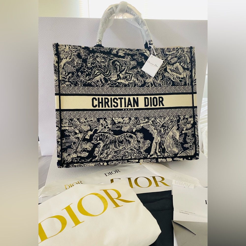 Christian Dior Book Tote Bag LARGE